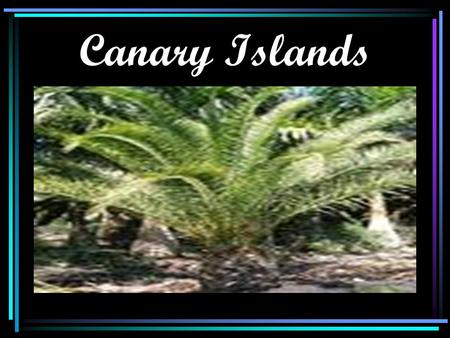 Canary Islands. Flag of Canary Island Map of Canary Islands.