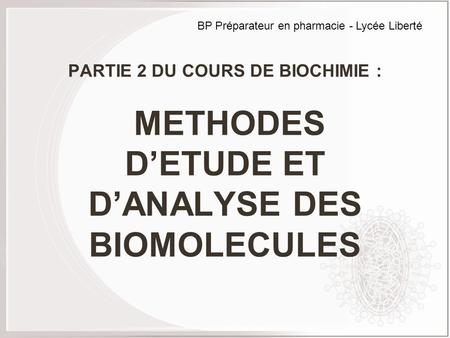 BP Préparateur en pharmacie - Lycée Liberté