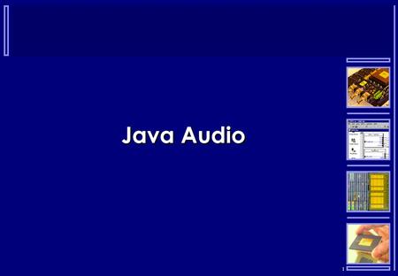 Java Audio.
