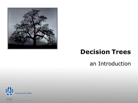 Decision Trees an Introduction.