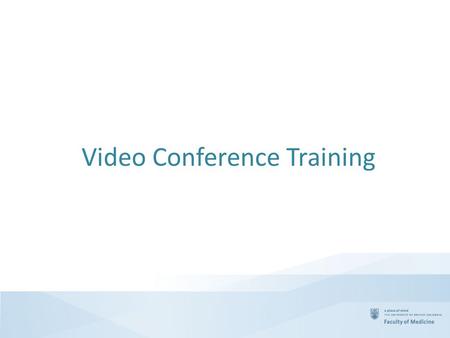 Video Conference Training. Agenda Where to get help? Selecting Presentation or Conference mode Crestron Rooms - Turning on the Room Crestron Rooms - Adjusting.