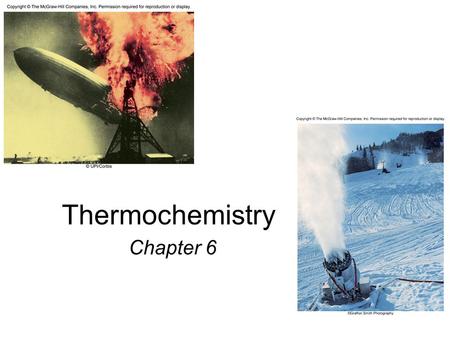 Thermochemistry Chapter 6. Energy is the capacity to do work. Radiant energy comes from the sun and is earth’s primary energy source Thermal energy is.