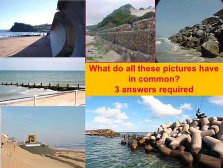 What do all these pictures have in common? 3 answers required.