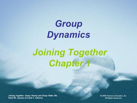 Joining Together Chapter 1