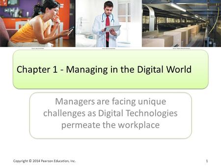 Chapter 1 - Managing in the Digital World