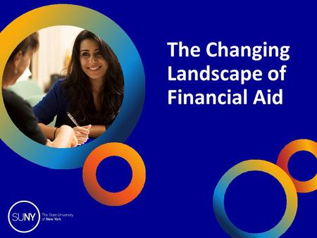 The Changing Landscape of Financial Aid. 2014 SUNY College Fairs OpInform 2014 TOPICS 1.What’s new in financial aid 2.How is financial need determined?