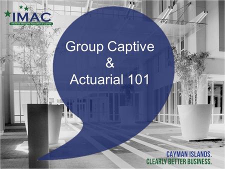 Group Captive & Actuarial 101.