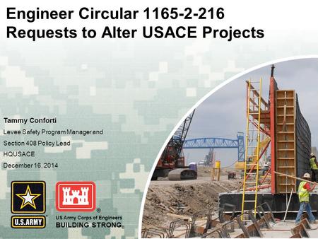 Engineer Circular Requests to Alter USACE Projects