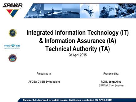 Integrated Information Technology (IT) & Information Assurance (IA)