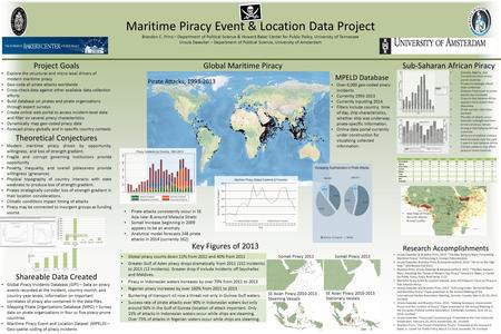 Maritime Piracy Event & Location Data Project Brandon C. Prins – Department of Political Science & Howard Baker Center for Public Policy, University of.