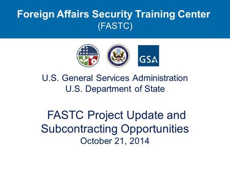 Foreign Affairs Security Training Center