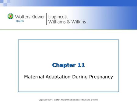 Maternal Adaptation During Pregnancy