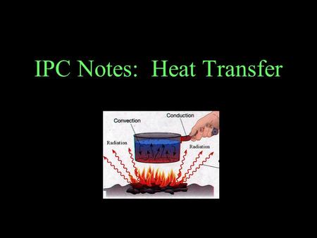 IPC Notes: Heat Transfer