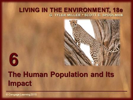 The Human Population and Its Impact