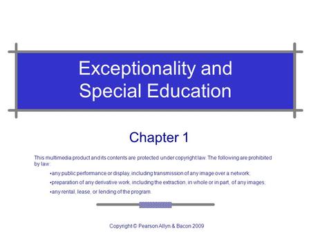 Exceptionality and Special Education