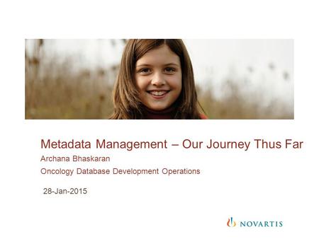 Metadata Management – Our Journey Thus Far