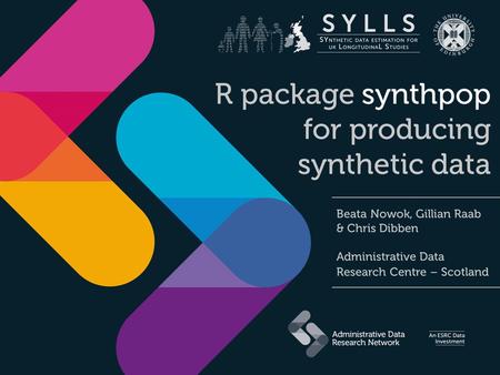 Workshop on Synthetic Data, 1st December 2014, ONS, Titchfield.