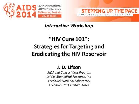Strategies for Targeting and Eradicating the HIV Reservoir