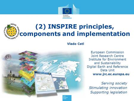 (2) INSPIRE principles, components and implementation