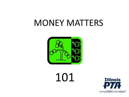 MONEY MATTERS 101.