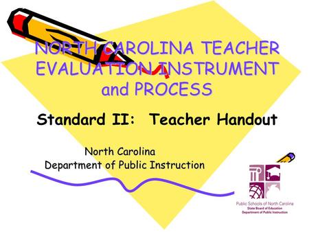 Standard II: Teacher Handout