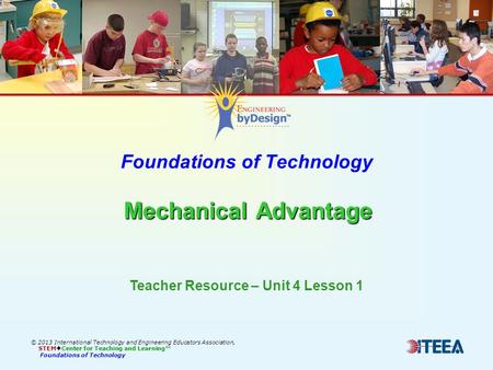 Foundations of Technology Mechanical Advantage
