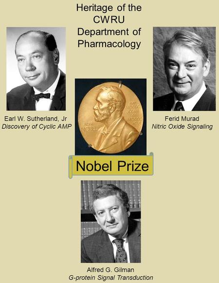 Nobel Prize Heritage of the CWRU Department of Pharmacology