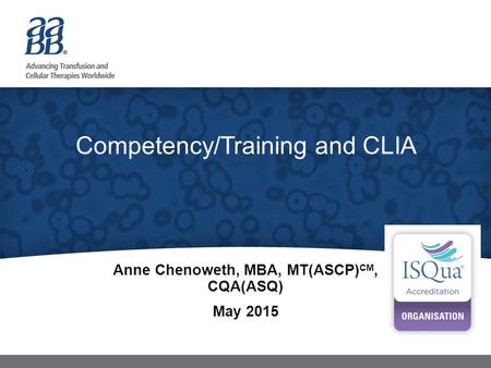 Competency/Training and CLIA