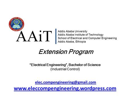 “Electrical Engineering”, Bachelor of Science