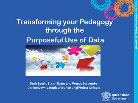 Transforming your Pedagogy through the Purposeful Use of Data