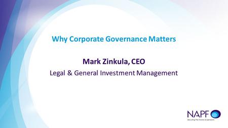 Why Corporate Governance Matters