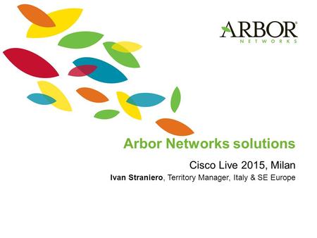 Arbor Networks solutions
