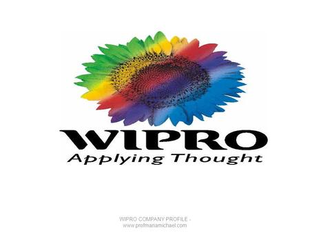 WIPRO COMPANY PROFILE -
