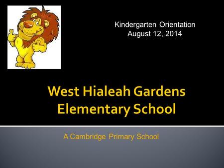 West Hialeah Gardens Elementary School