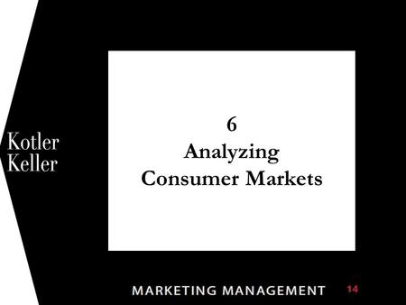 6 Analyzing Consumer Markets