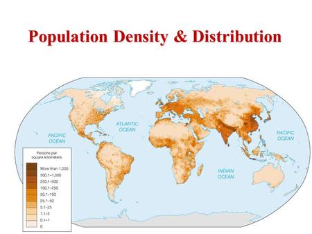 Population Density & Distribution