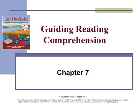 Guiding Reading Comprehension