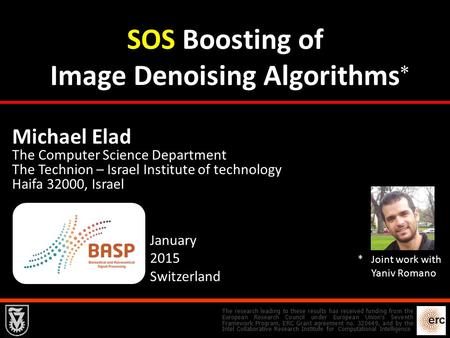 SOS Boosting of Image Denoising Algorithms