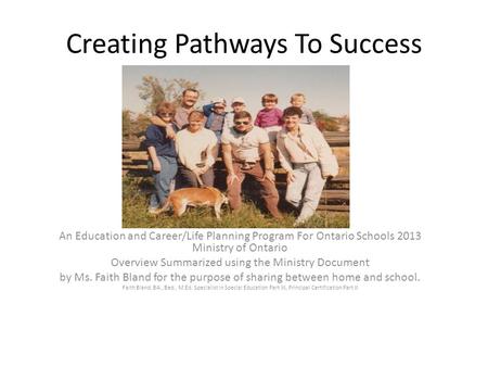 Creating Pathways To Success