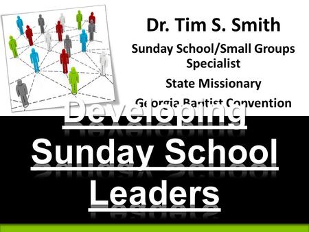 Developing Sunday School Leaders