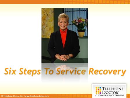 Six Steps To Service Recovery