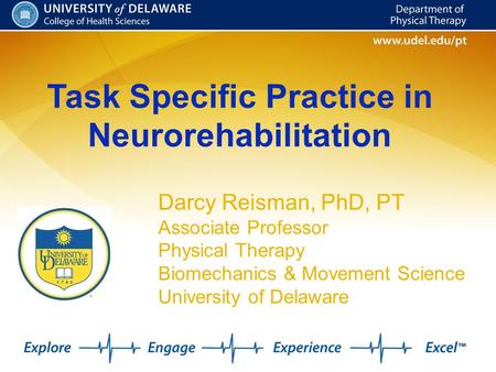 Task Specific Practice in Neurorehabilitation