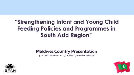 Maldives Country Presentation