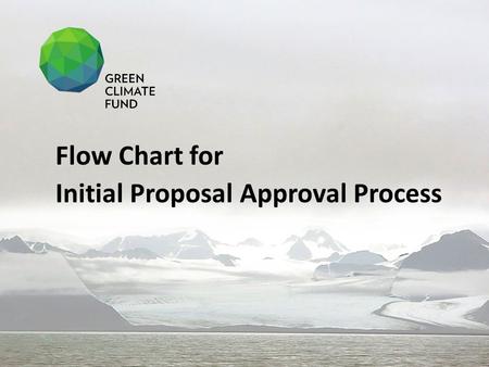 Flow Chart for Initial Proposal Approval Process.