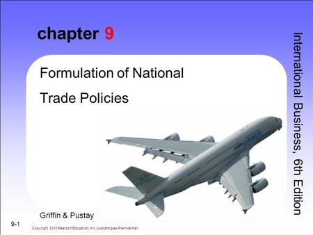 chapter 9 Formulation of National Trade Policies