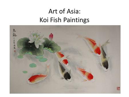 Art of Asia: Koi Fish Paintings