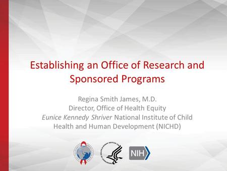 Establishing an Office of Research and Sponsored Programs