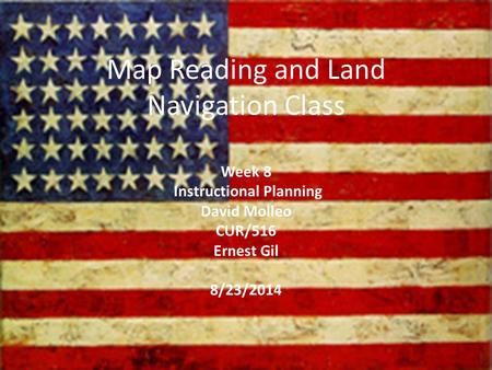 Map Reading and Land Navigation Class