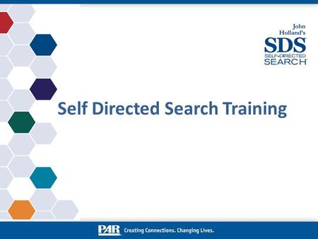 Self Directed Search Training