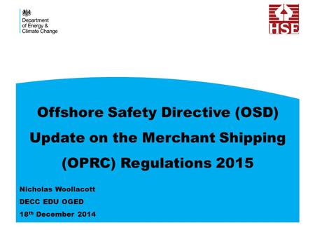 Offshore Safety Directive (OSD)